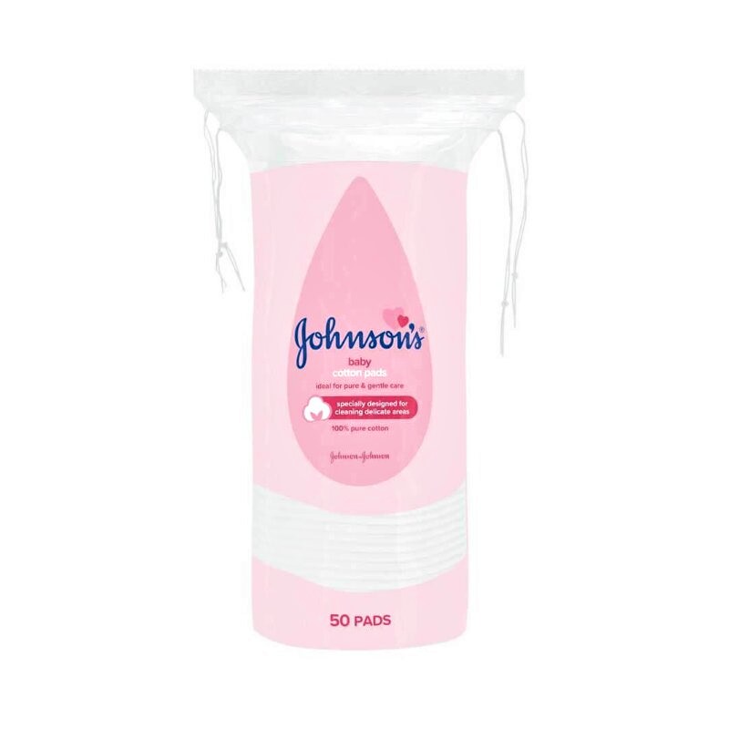 Johnson's Baby Cotton Pads - 50 pads