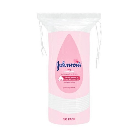 Johnson's Baby Cotton Pads - 50 pads