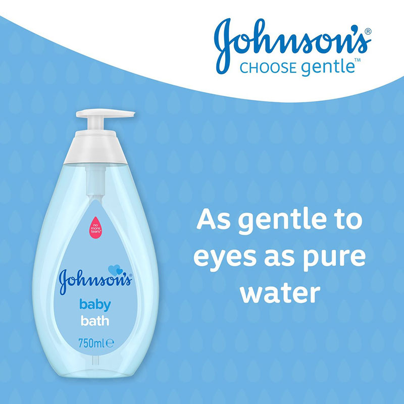 Johnson's Pure & Gentle Daily Care Baby Bath 750ml