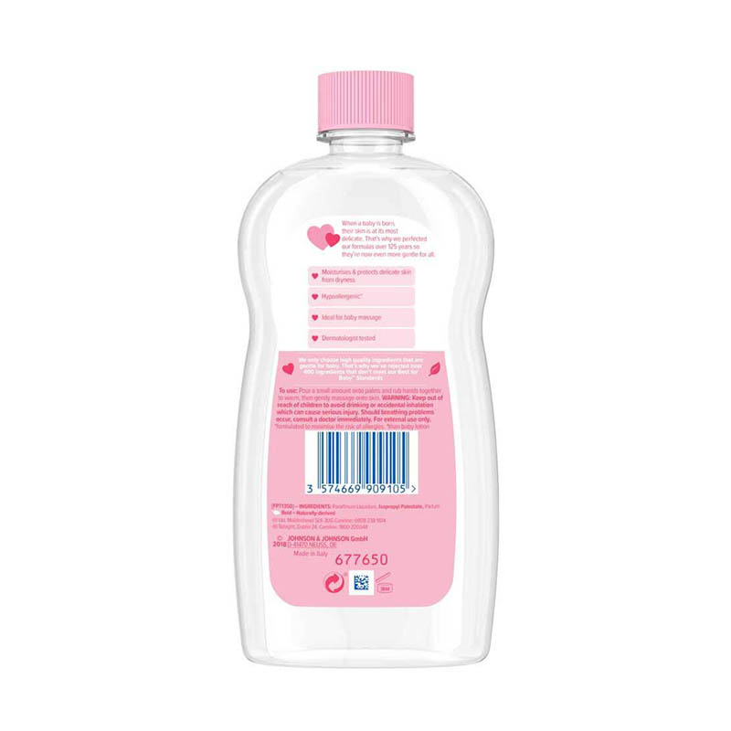 Johnson's Pure & Gentle Daily Care Baby Oil 500ml