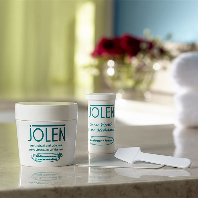 Jolen Creme Bleach Lightens Dark Hair 125ml - Mild Formula