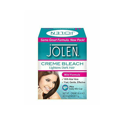 Jolen Creme Bleach Mild Formula 30ml - Lightens Dark Hair
