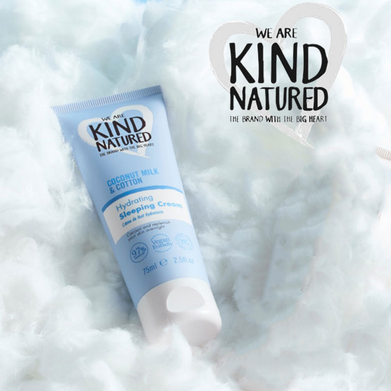 Kind Natured Coconut Milk & Cotton Hydrating Sleeping Cream 75ml