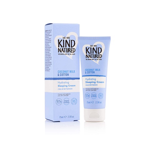 Kind Natured Coconut Milk & Cotton Hydrating Sleeping Cream 75ml