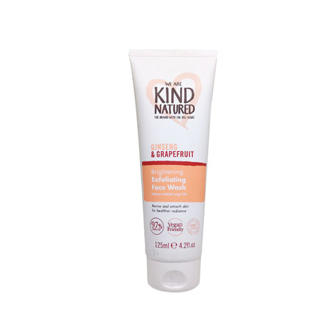 Kind Natured Ginseng & Grapefruit Brightening Exfoliating Face Wash 125ml