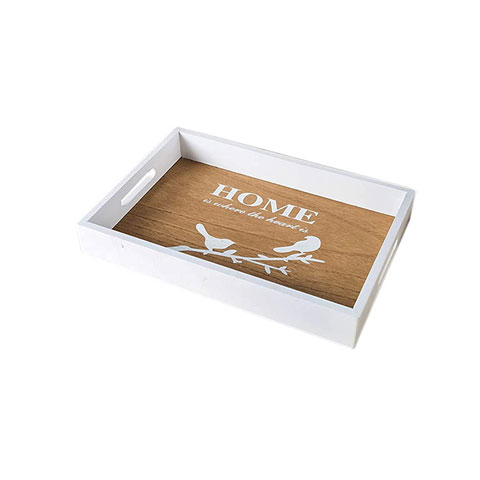 Kitchen Counter Wooden Food Tea Coffee Portable Trays