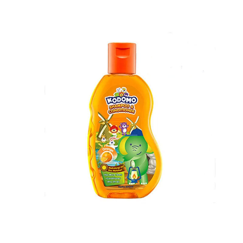 Kodomo Shampoo & Conditioner 200ml - Orange