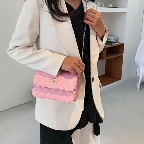 Korean Style All Match Small Square One Shoulder Messenger Bag (1001033)