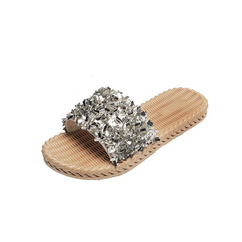 Korean Version Pearl Slippers