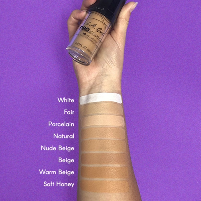 L.A. Girl Pro Coverage Illuminating Foundation 28ml - GLM642 Fair