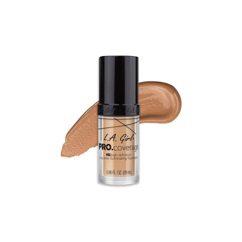 L.A. Girl Pro Coverage Illuminating Foundation 28ml - GLM644 Natural