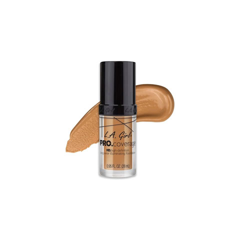 L.A. Girl Pro Coverage Illuminating Foundation 28ml - GLM645 Nude Beige