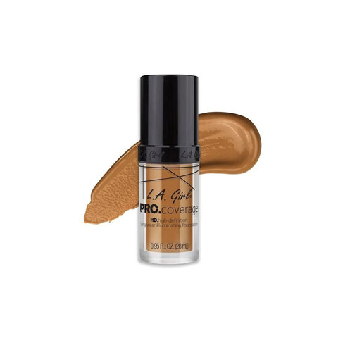 L.A. Girl Pro Coverage Illuminating Foundation 28ml - GLM647 Warm Beige