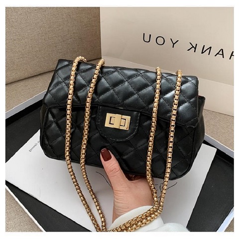 Ladies Classic Korean Style Shoulder Flap Bag (1001035)