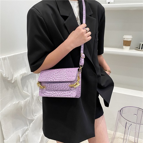 Ladies Trendy Crocodile Pattern Small Bag (1001010)