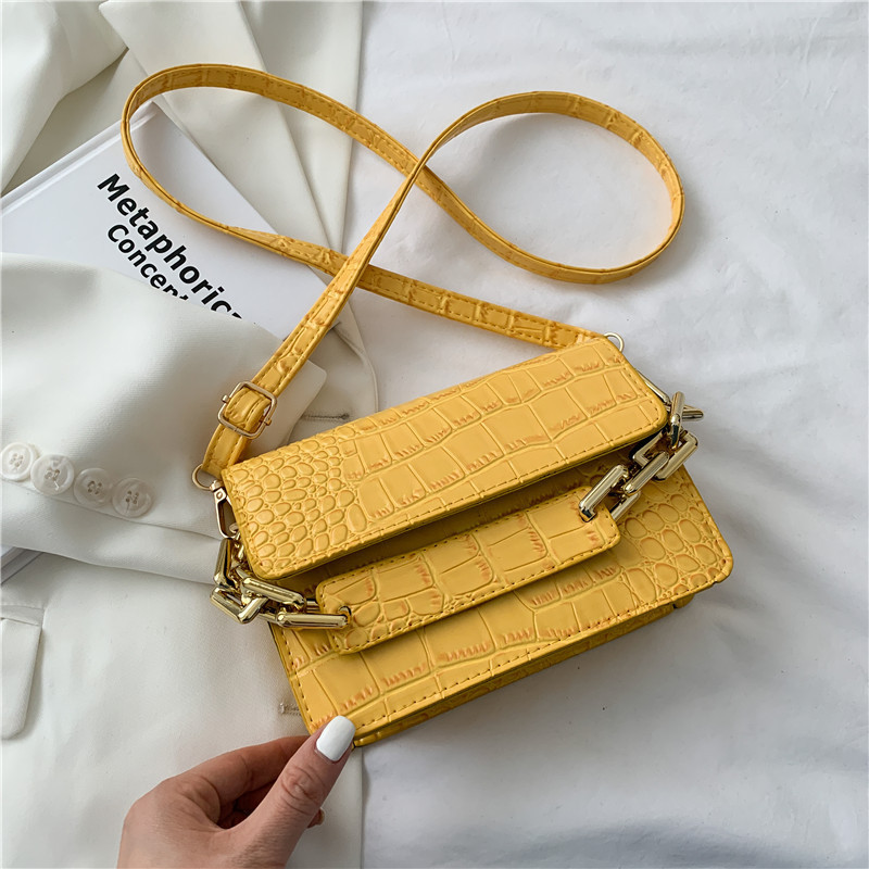 Ladies Trendy Crocodile Pattern Small Bag (1001009)