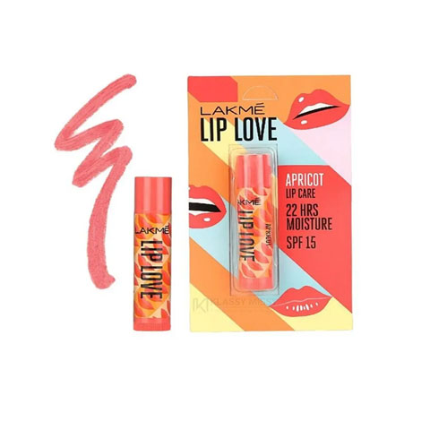 Lakme Lip Love Apricot Lip Care 4.5g - SPF15
