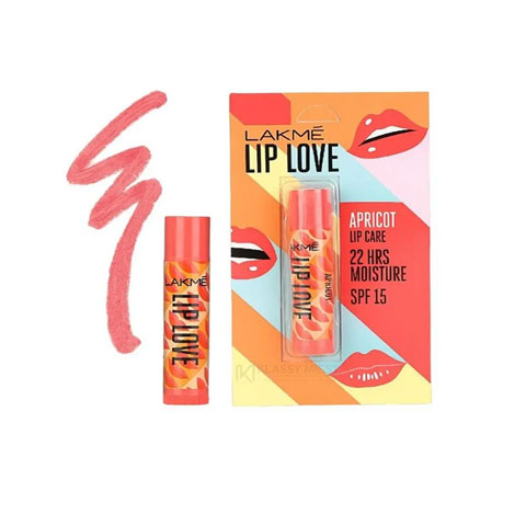 Lakme Lip Love Lip Care 4.5g - Apricot SPF15