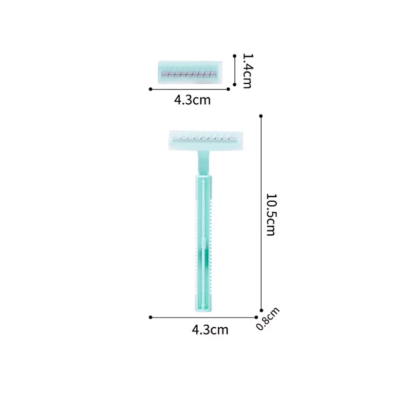 Lameila 2 In 1 Armpit Shaving Razor For Women - Green