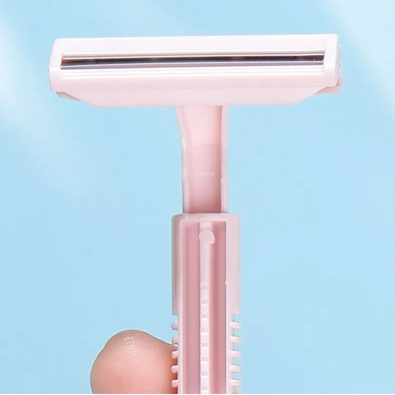 Lameila 2 In 1 Armpit Shaving Razor For Women - Pink