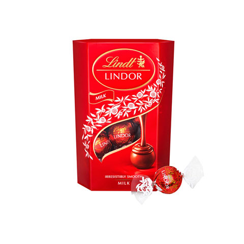 Lindt Lindor Chocolate Truffles Box 200g - Milk