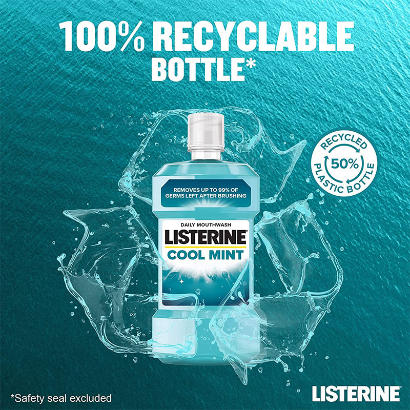 Listerine Cool Mint Mouthwash 250ml