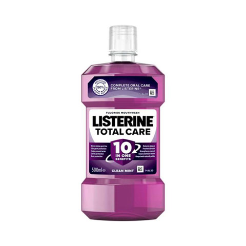 Listerine Total Care Clean Mint Mouthwash 500ml