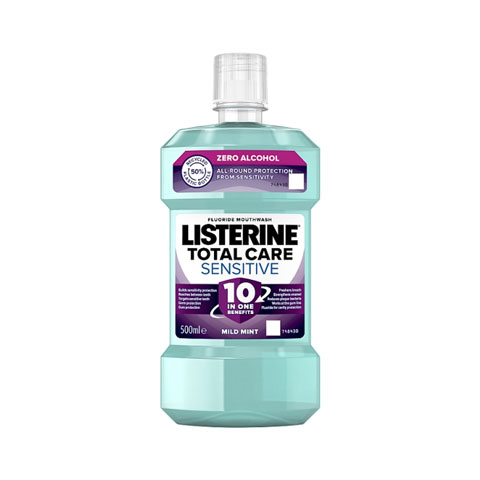 Listerine Total Care Mild Mint Sensitive Mouthwash 500ml