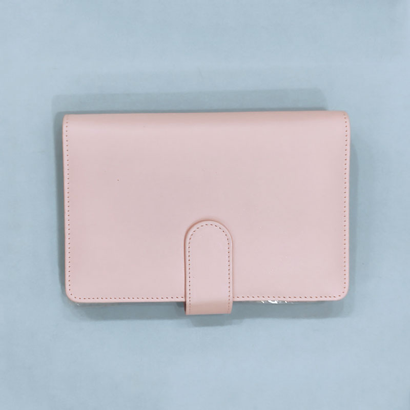 Little Girl Coil Leather Notebook - Pink