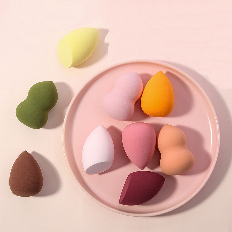 LMLTOP 3pcs Different Shape Makeup Puff Bottle - Brown