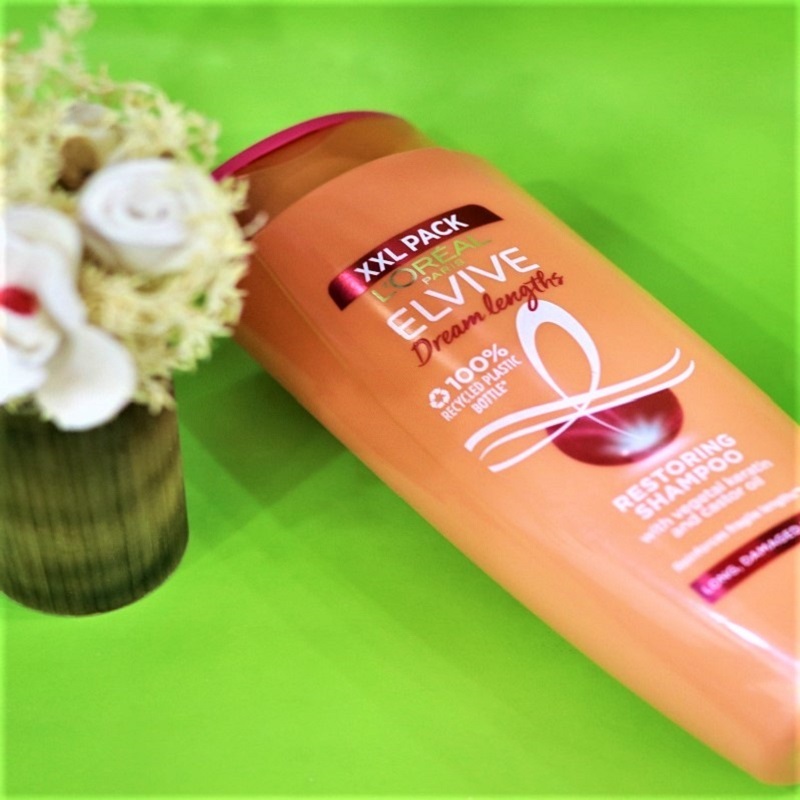 L'Oreal Elvive Dream Lengths Restoring Shampoo For Long, Damaged Hair XXL Pack 700ml