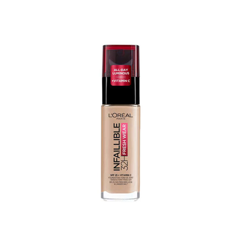 L'Oreal Infaillible 32H Fresh Wear Foundation 30ml - 225 Sable Beige / Beige Sand