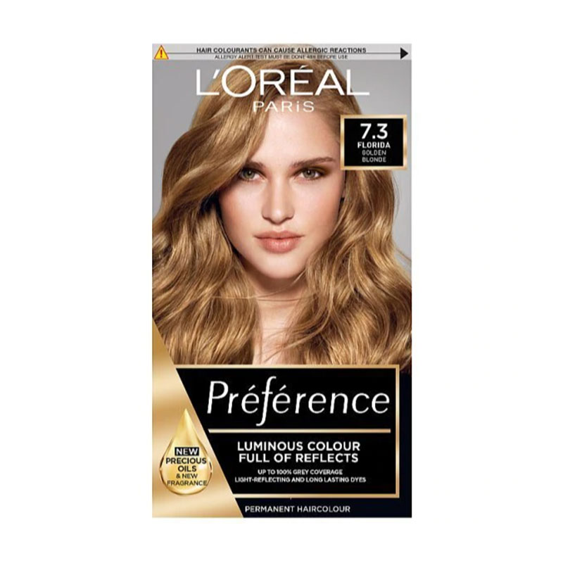 L'oreal Paris Preference Luminous Colour Permanent Hair Colour   Florida (Golden Blonde) || The MallBD