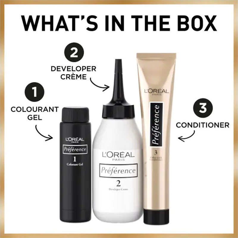 L'Oreal Infinia Preference New Rose Gold Reflects Colour Extender Permanent Hair Colour Shimmering Rose Gold || The MallBD L'Oreal Infinia Preference New Rose Gold Reflects Colour Extender Permanent Hair Colour Shimmering Rose Gold || The MallBD
