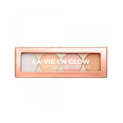 L'Oreal La Vie En Glow Highlighting Powder Palette - 02 Cool Glow