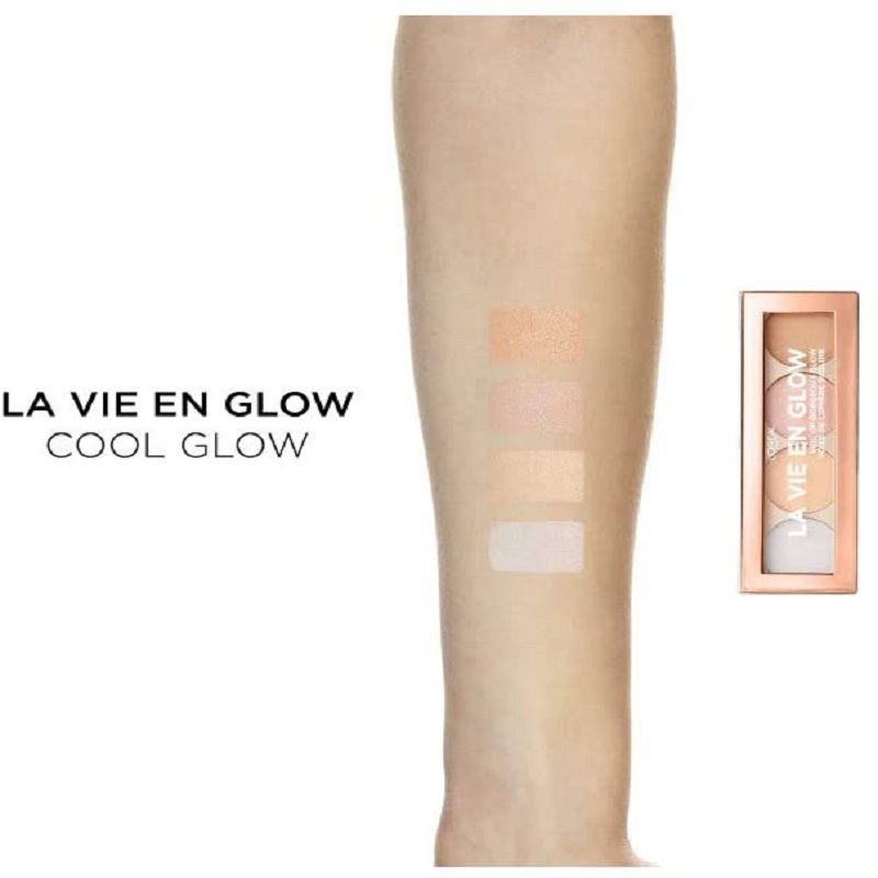 L'Oreal La Vie En Glow Highlighting Powder Palette - 02 Cool Glow