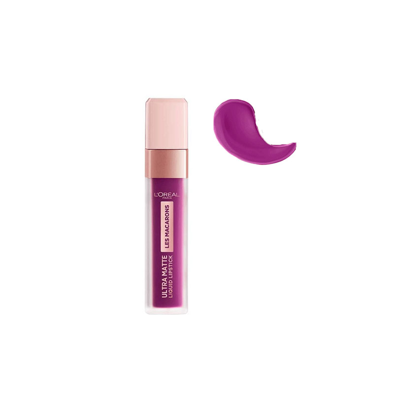 L'Oreal Les Macarons Ultra Matte Liquid Lipstick - 840 Infinite Plum