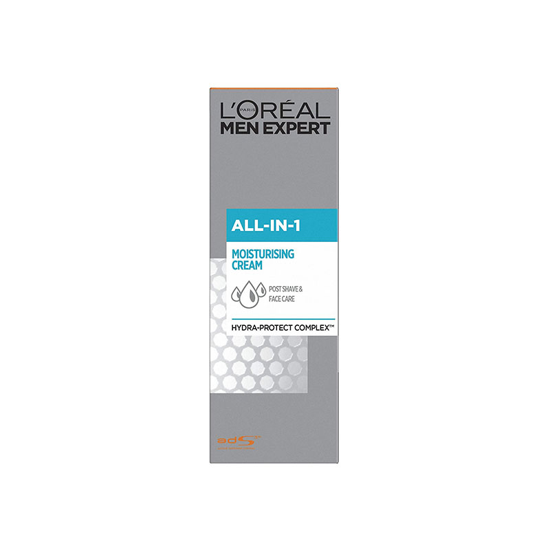L'oreal Men Expert All-In-1 Post Shave + Face Care Moisturising Cream For Sensitive Skin 75ml