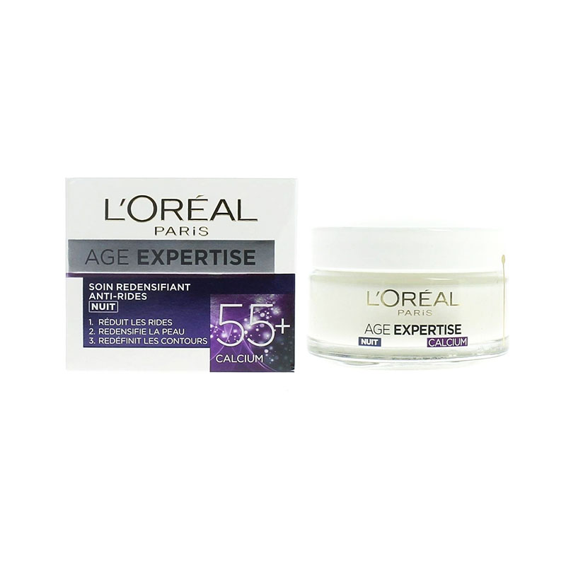 L'Oreal Paris Age Expertise Anti-Wrinkle Night Cream 50ml - 55+ Calcium