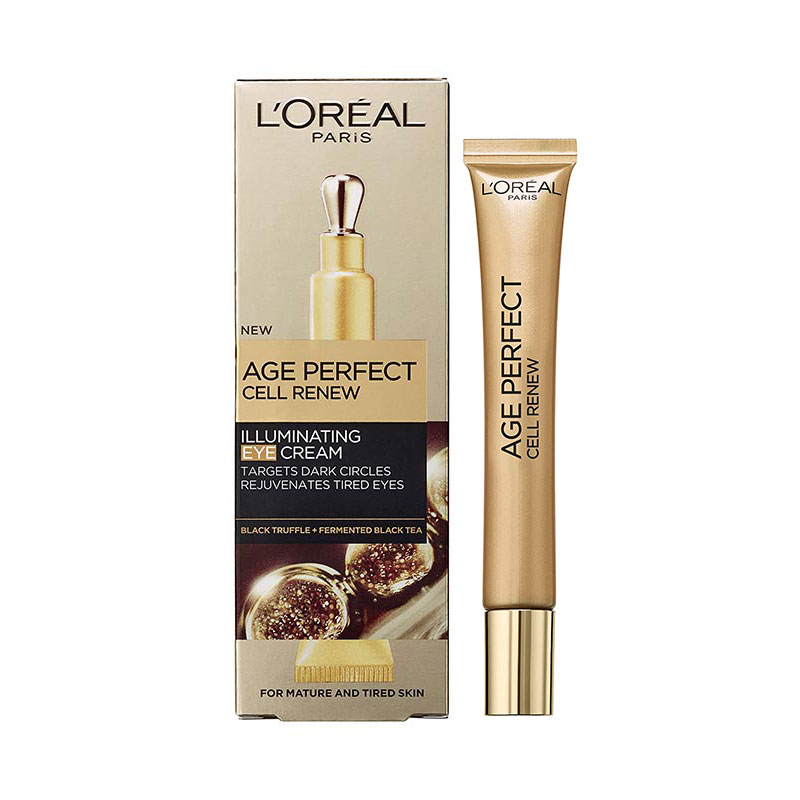 L'Oreal Paris Age Perfect Cell Renew Illuminating Eye Cream 15ml - Age 50+