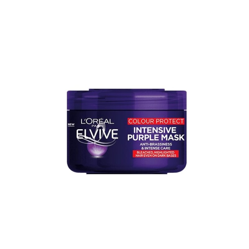 L'oreal Paris Elvive Colour Protect Intensive Purple Hair Mask 250ml || The MallBD L'oreal Paris Elvive Colour Protect Intensive Purple Hair Mask 250ml || The MallBD