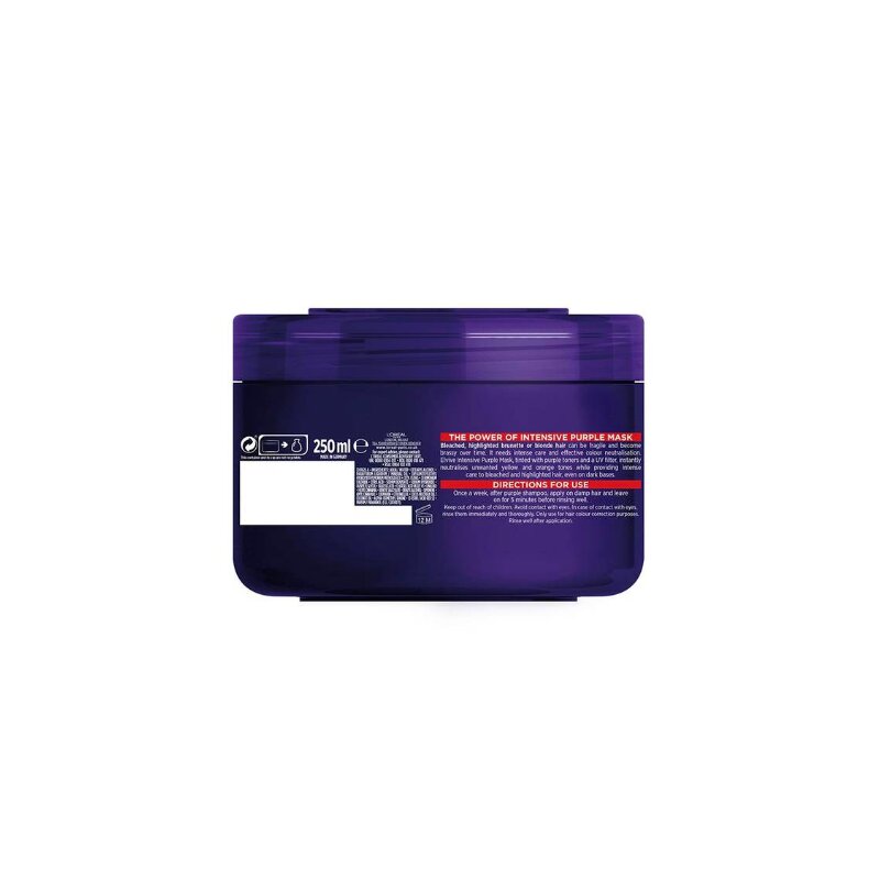 L'oreal Paris Elvive Colour Protect Intensive Purple Hair Mask 250ml || The MallBD L'oreal Paris Elvive Colour Protect Intensive Purple Hair Mask 250ml || The MallBD