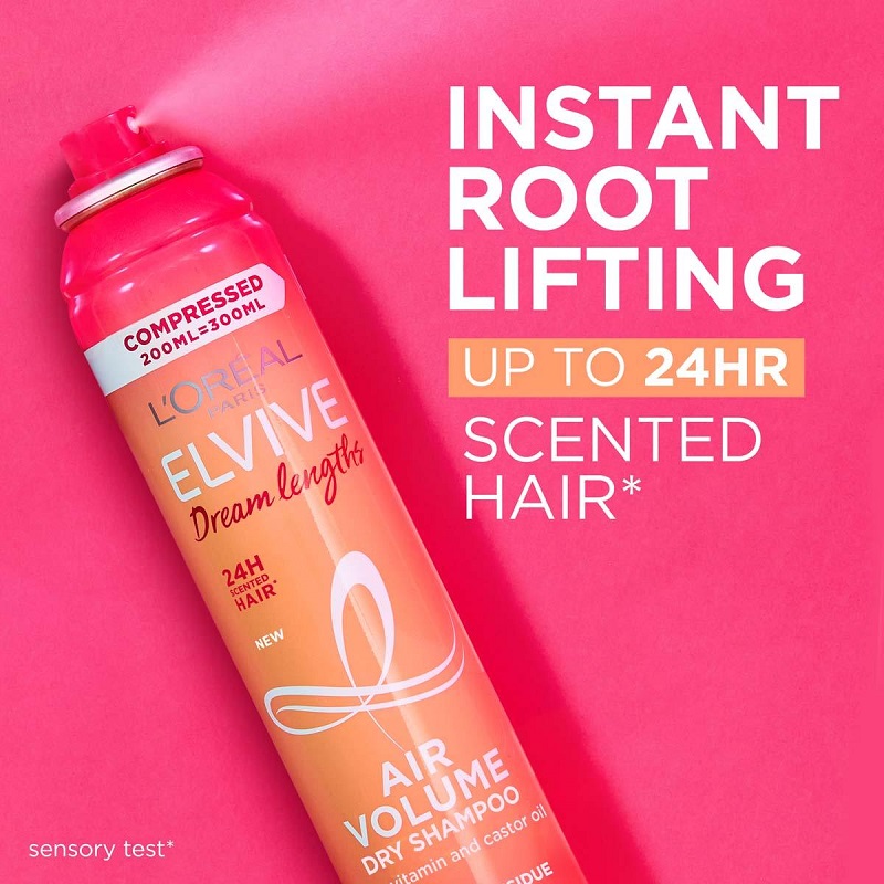 L'Oreal Paris Elvive Dream Lengths Air Volume Dry Shampoo 200ml
