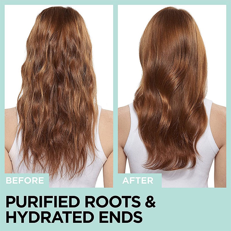 L'Oreal Paris Elvive Extraordinary Clay Rebalancing Shampoo For Oily Roots, Dry Ends 400ml