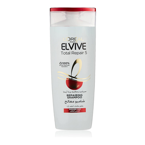 L’Oreal Paris Elvive Total Repair 5 Repairing Shampoo For Damaged Hair 400ml •