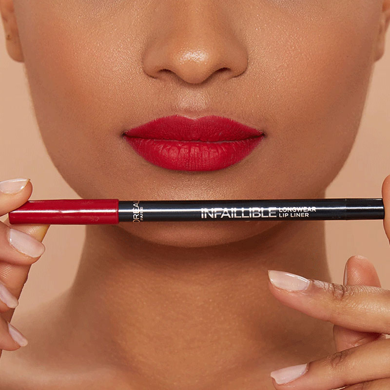 L'Oreal Paris Infaillible Longwear Lip Liner - 105 Red Fiction