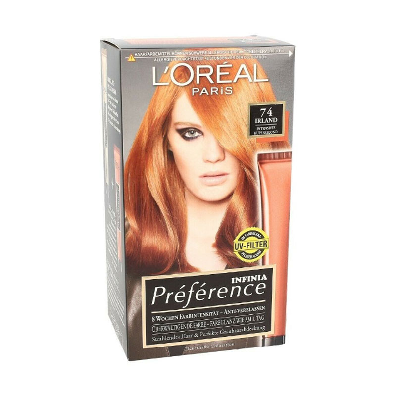 L'oreal Paris Infinia Preference Hair Colour - 74 Irland || The MallBD