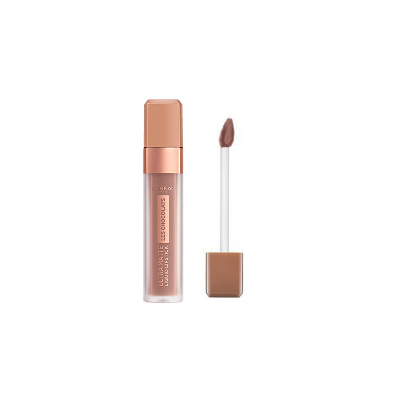 L'Oreal Paris Les Chocolats Ultra Matte Liquid Lipstick - 848 Dose Of Cocoa