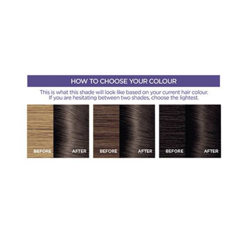 ash brown hair color chart loreal