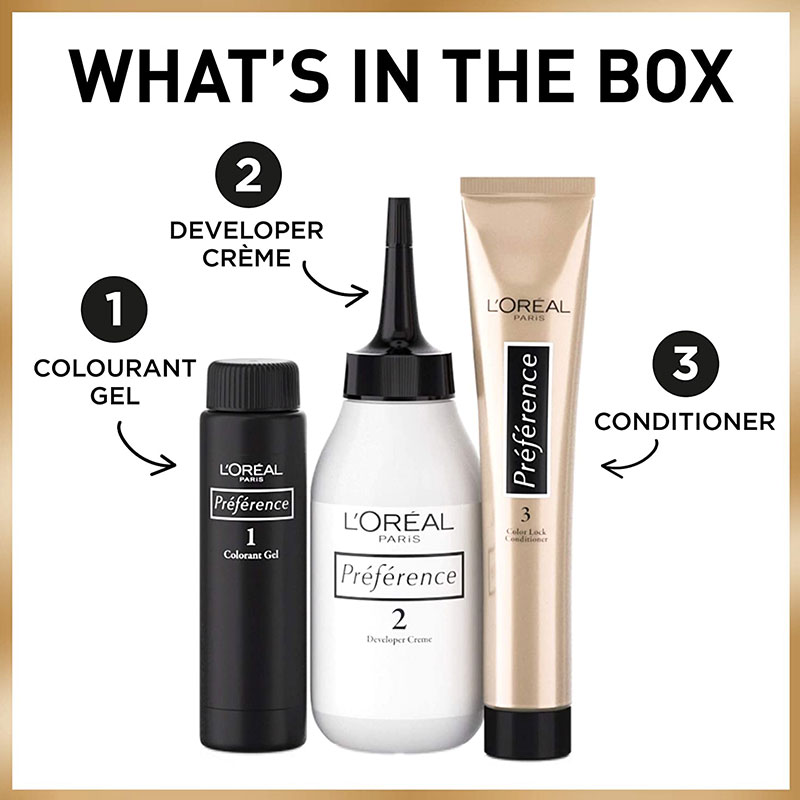 L'oreal Paris Preference Luminous Color Full Of Reflects Permanent Hair Colour - 8 California Light Blonde